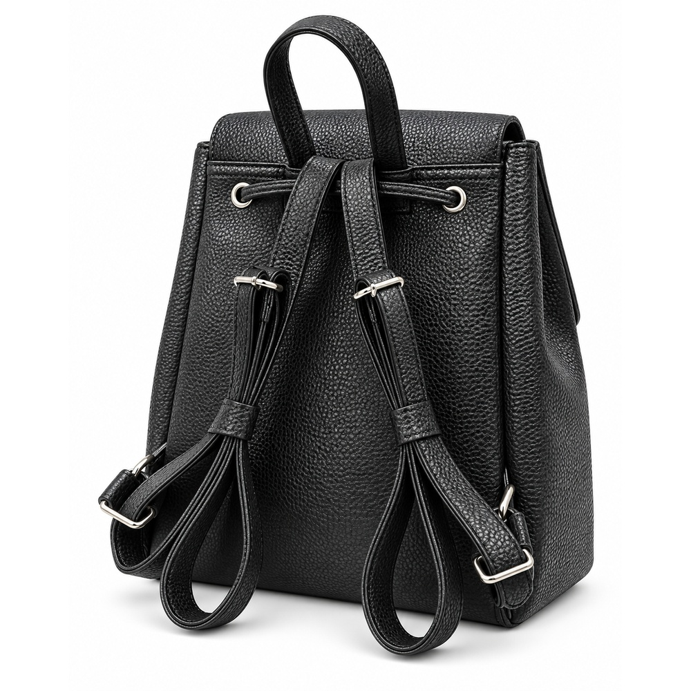 Dámský batoh LUXY Leather Black